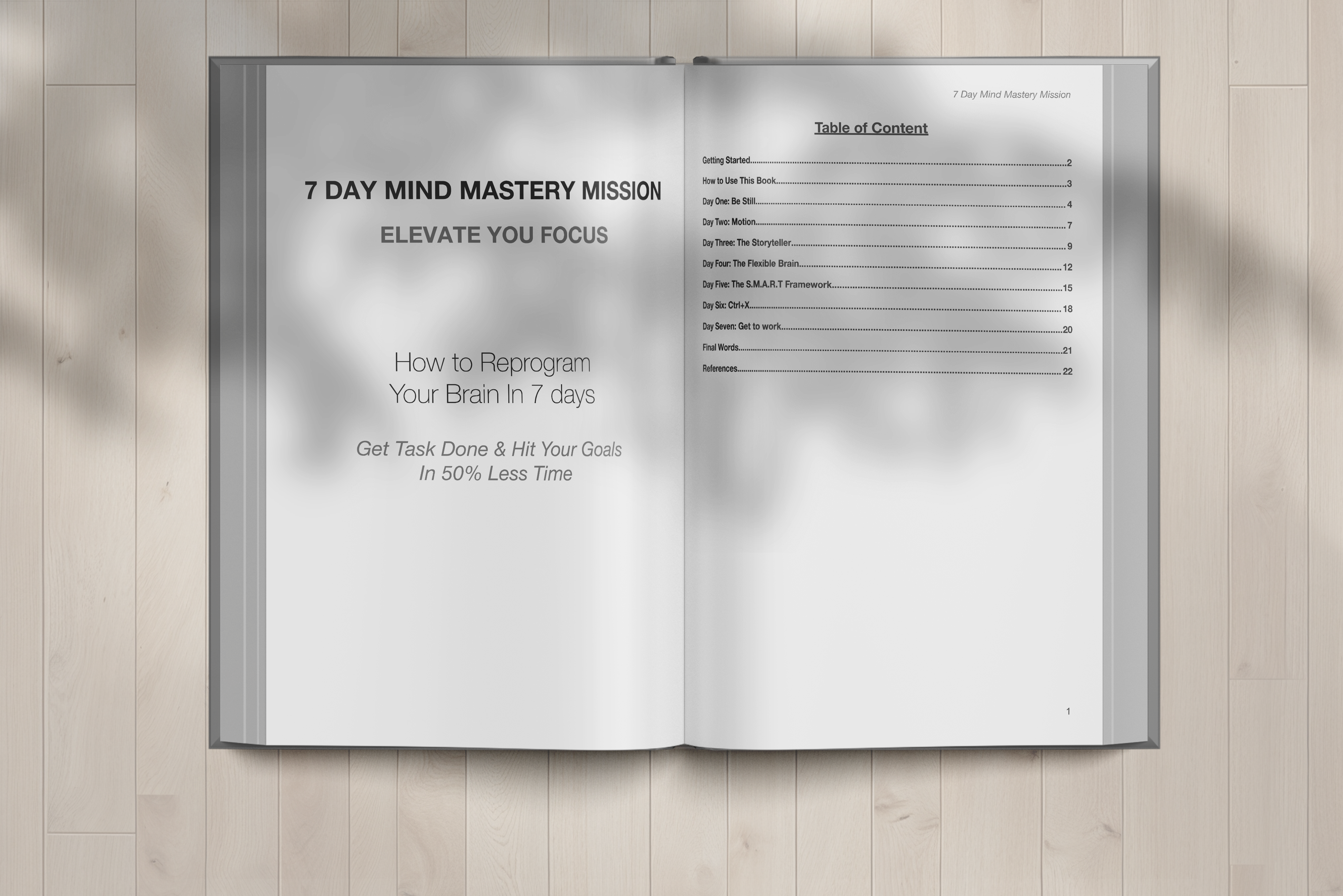 7 DAY MIND MASTERY MISSION ELEVATE YOU FOCUS (E-BOOK)